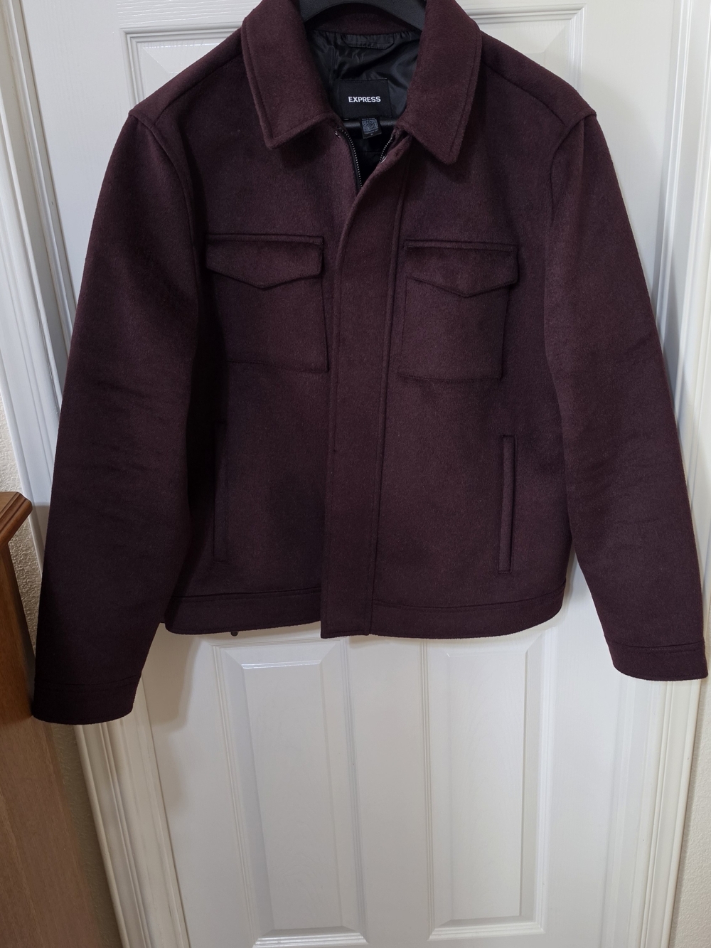 Express Men's Jacket in Burgundy